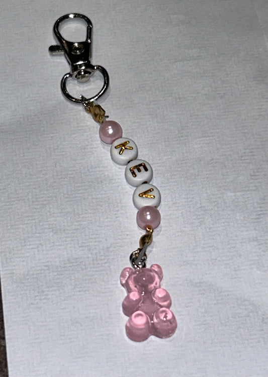 Gummy bear personalised name charm